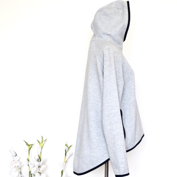 Nike Sportswear Tech Fleece Full Zip Cape Hoodie Jacket Gray SZ S - Picture 13 of 16